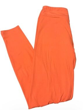 LuLaRoe Bright Coral-Orange Leggings